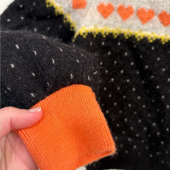 Kate Spade Embroidered Fair Isle Wool Alpaca Blend Cropped Sweater Size XS - Picture 7 of 15